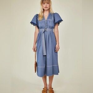 Hunter Bell Valencia Dress in pink/purple, sz S